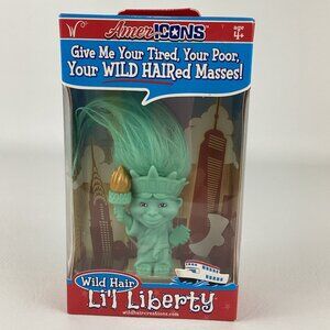 Statue Liberty Troll Wild Hair Lil Liberty 2.5" Figure Toy 2019 WHC AmerIcons